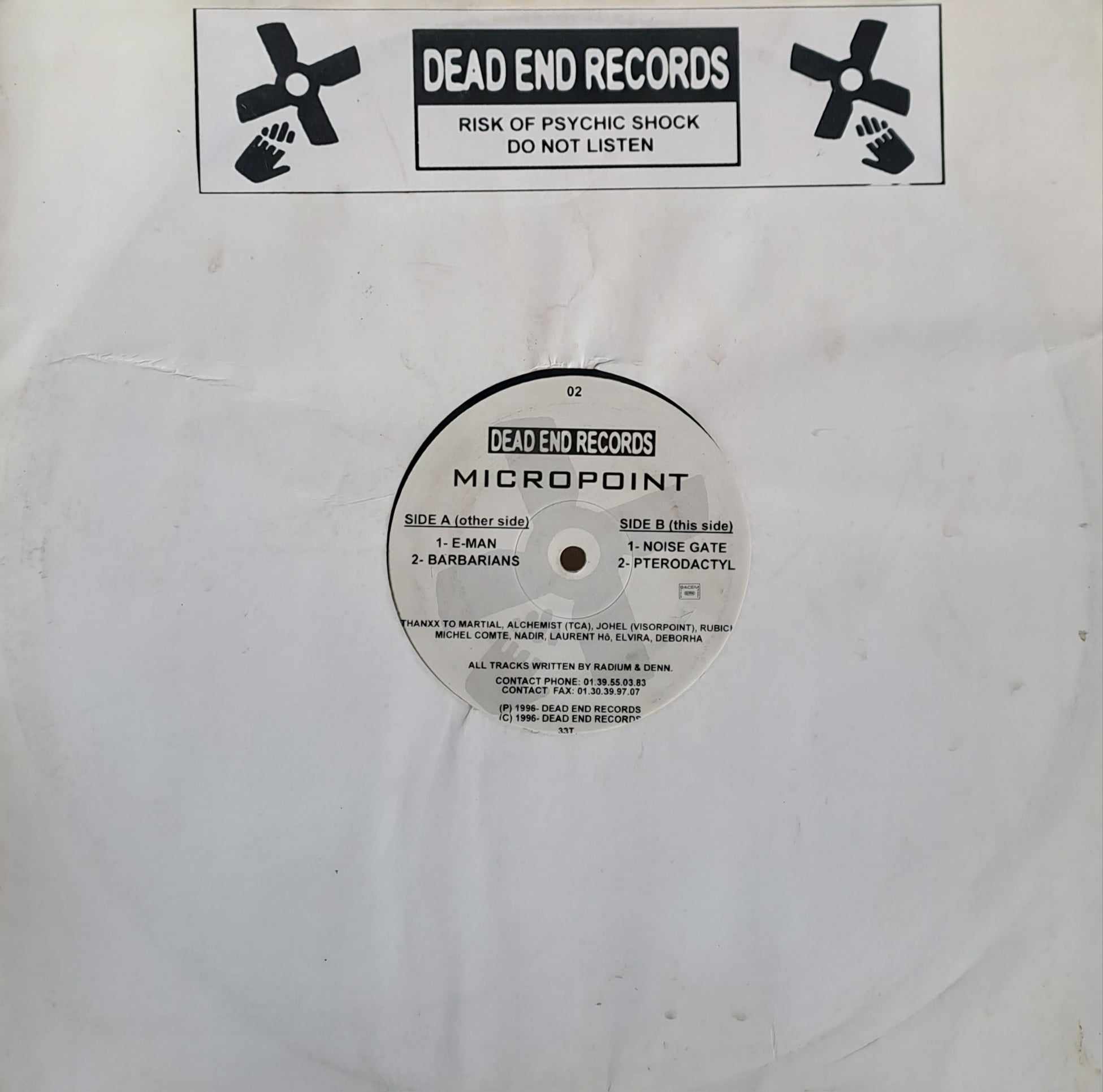 Dead End Records 02 - vinyle hardcore